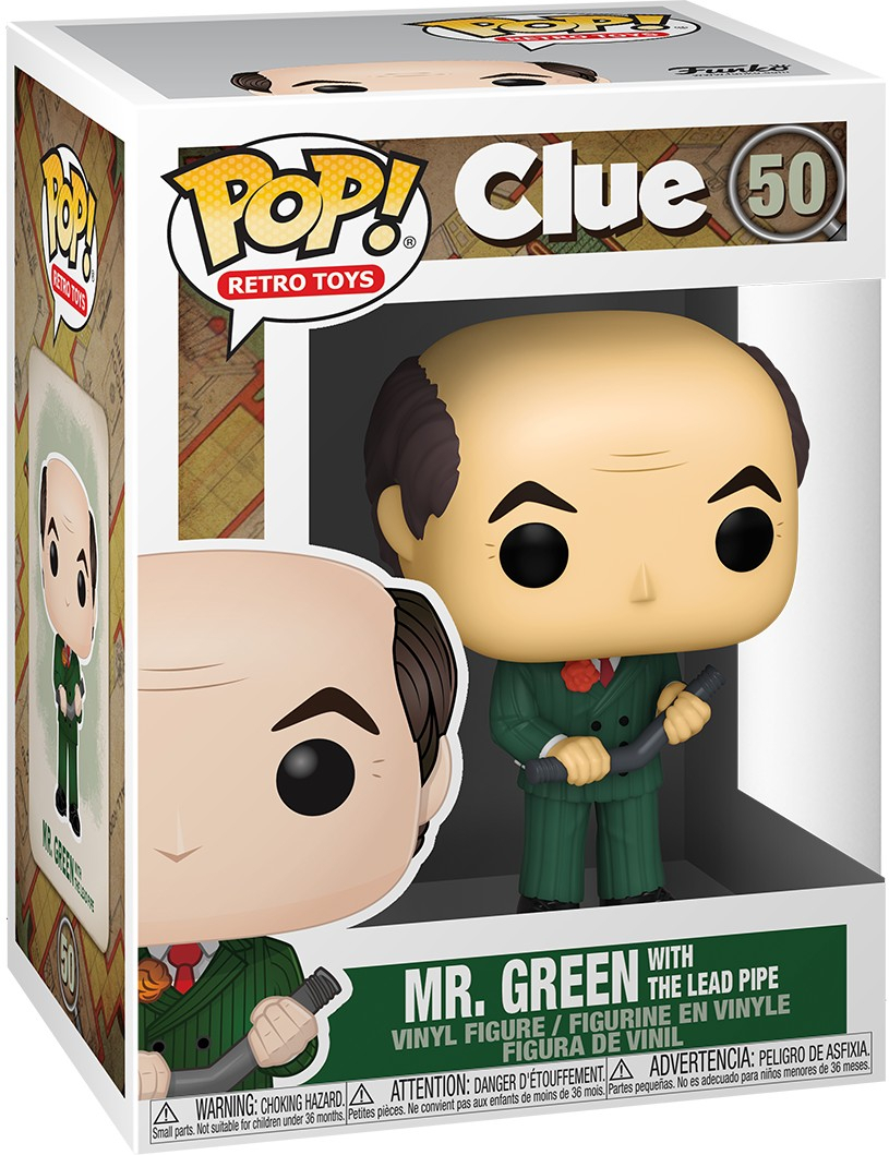 Clue Pop Vinyl: Mr. Green with the Lead Pipe