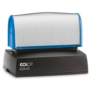 Colop EOS 45 stempel, inclusief zwarte cartridge + absorberend schuim