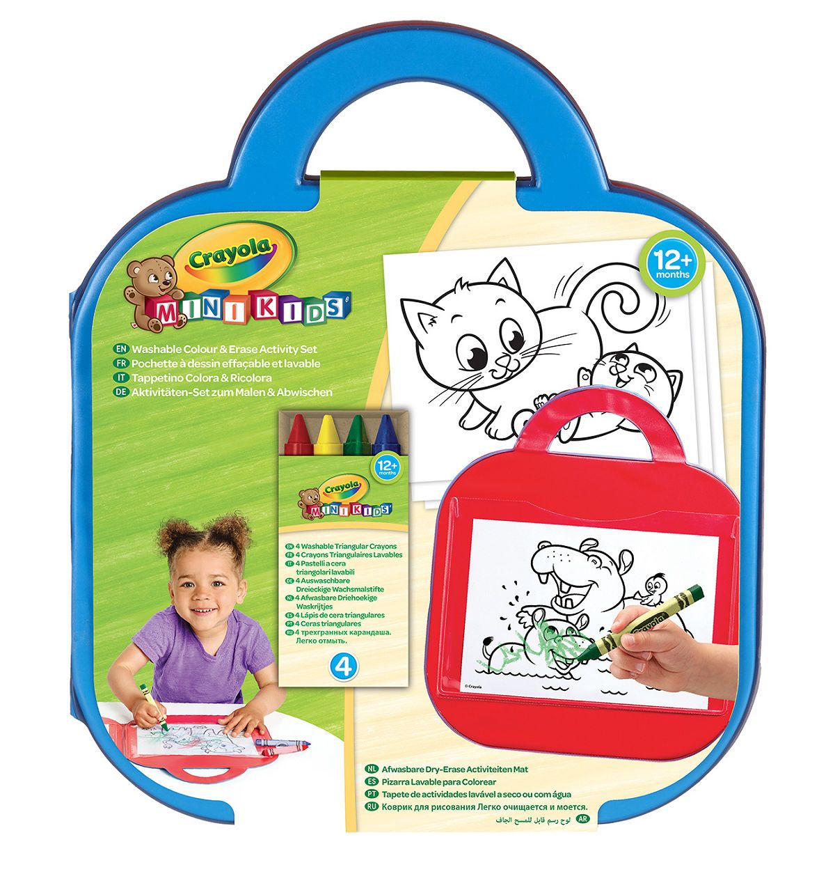 Crayola Mini Kids Kleur en Wis Activiteitenmat