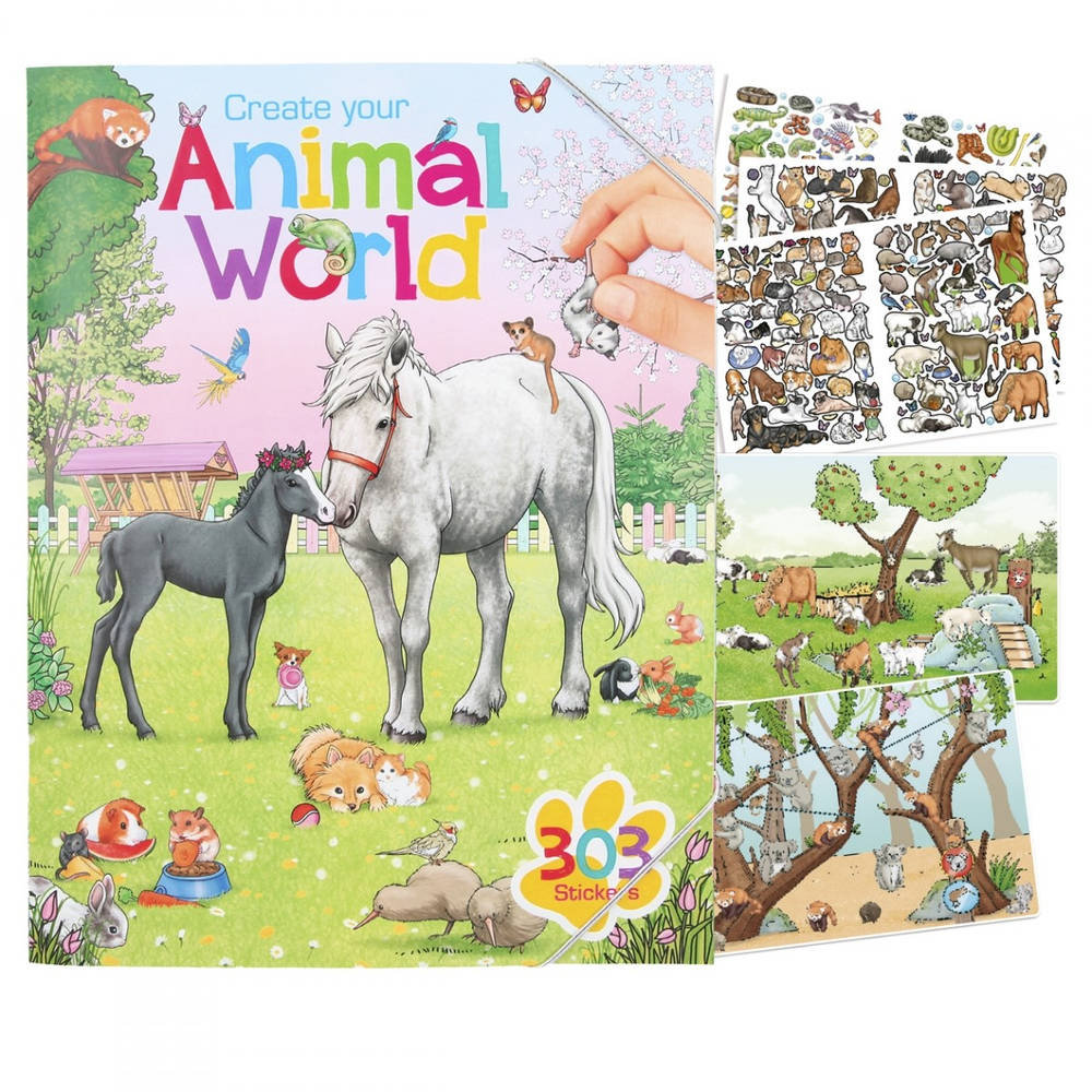 Create Your Animal World kleurboek