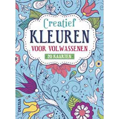 Creatief kleuren voor volwassenen - 20 kaarten