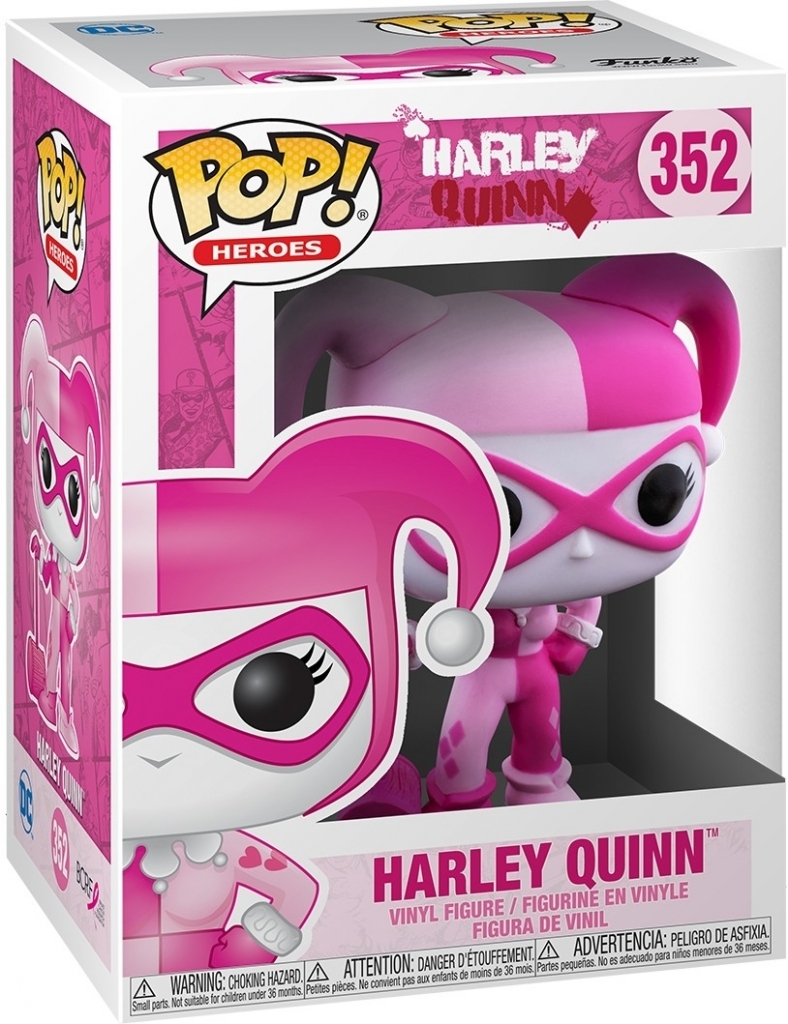 DC Breast Cancer Awareness Pop Vinyl: Harley Quinn