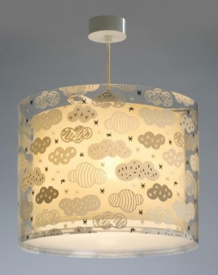 Dalber hanglamp Clouds 26 cm grijs