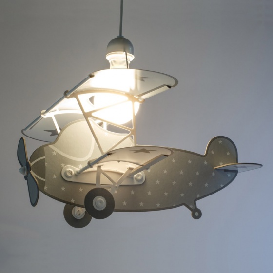 Dalber hanglamp Plane 50 cm grijs