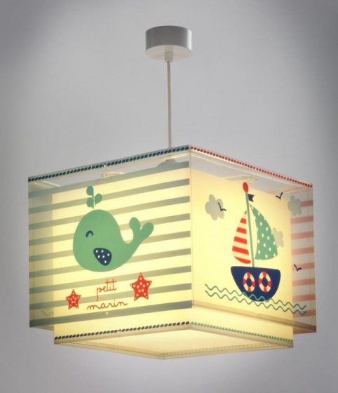 Dalber hanglamp Shade Petit Marin 25 cm rood/blauw