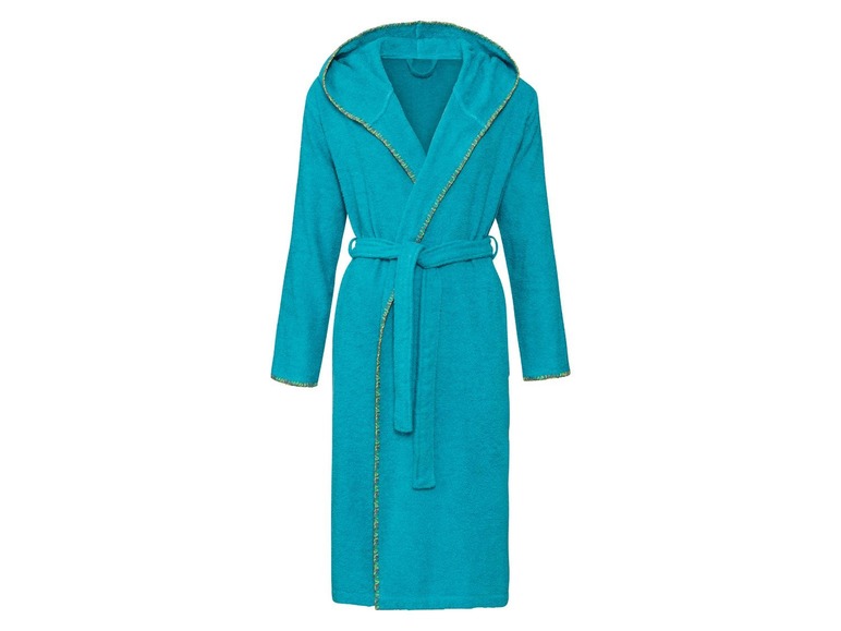 Dames badjas L, Turquoise