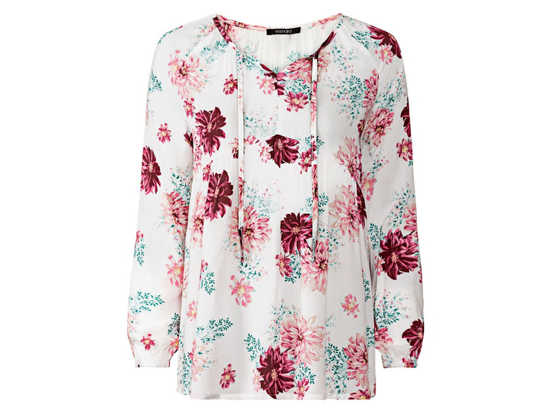 Dames-blouse (36, Wit/print)