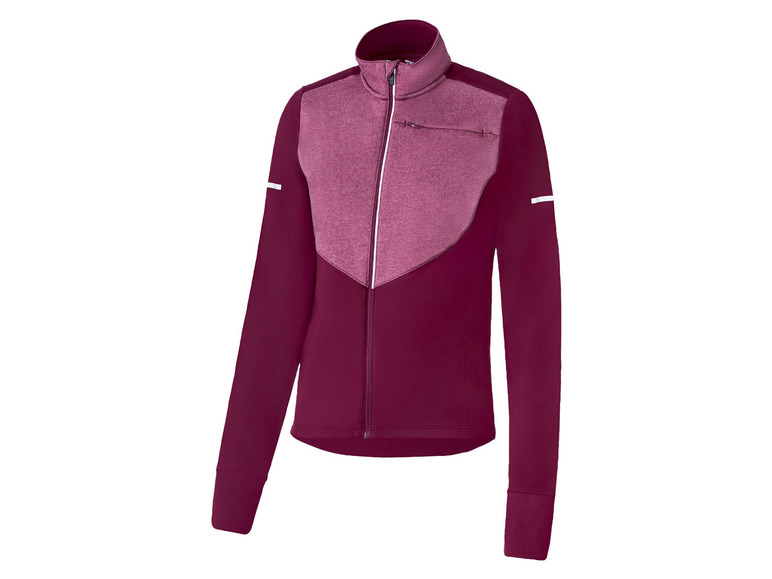 Dames functionele softshell jas (XS (32/34), Aubergine)