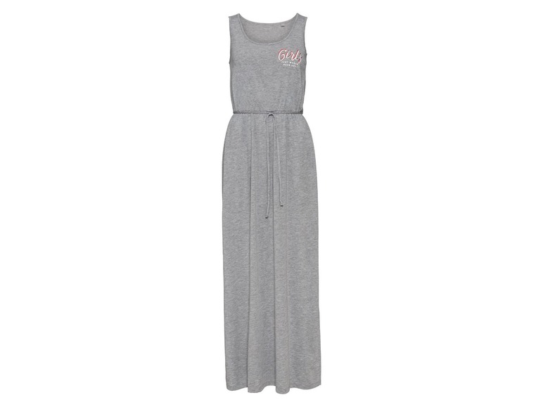 Dames maxi-jurk (L (44/46), Grijs)