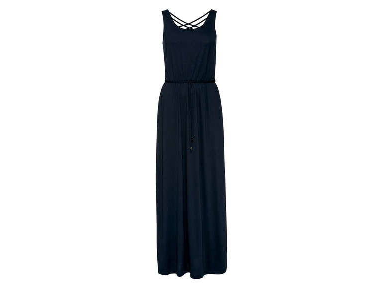 Dames maxi-jurk (L (44/46), Marine)