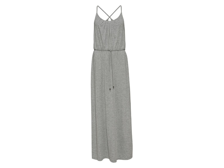 Dames maxi-jurk (M (40/42), Grijs)