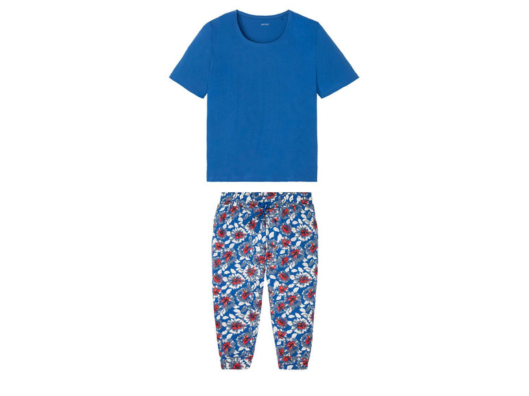 Dames-pyjama (XL, Blauw)