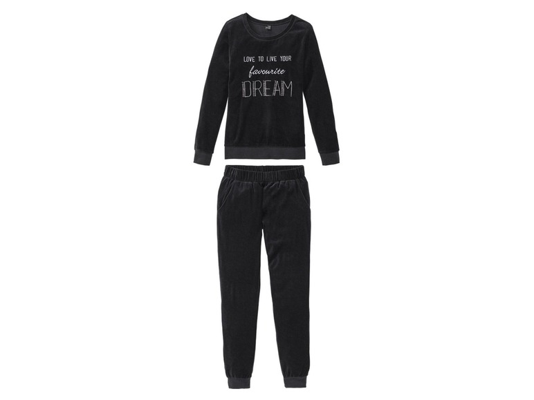 Dames pyjama L (44/46), Zwart