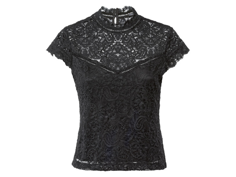 Dames shirt (L (44/46), Zwart)