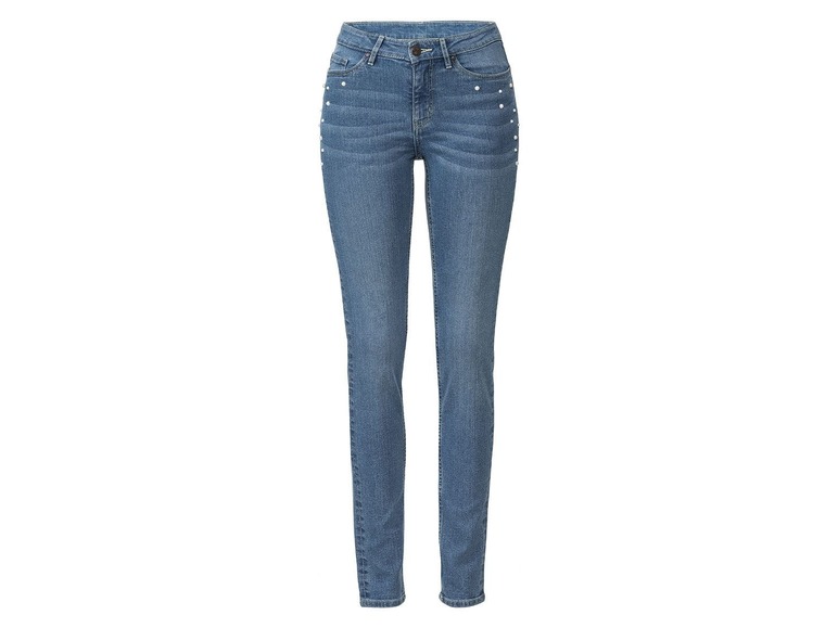 Dames skinny jeans 44, Lichtblauw