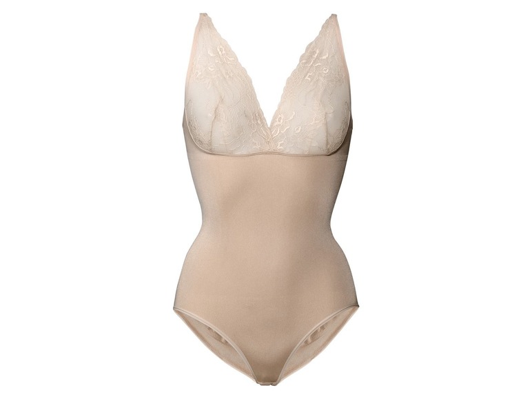 Dames vormgevende body XS (32/34), Huidskleur smalle banden