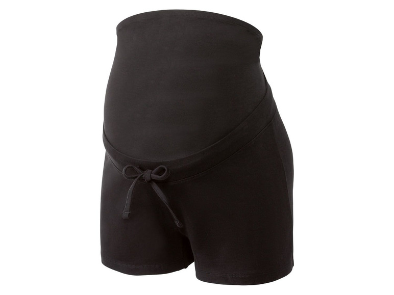 Dames zwangerschaps sweatshort (L (44/46), Zwart)