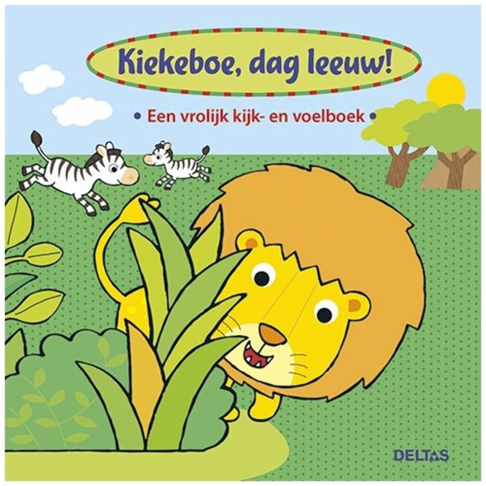 Deltas flapboekje kiekeboe, dag leeuw! 16 cm