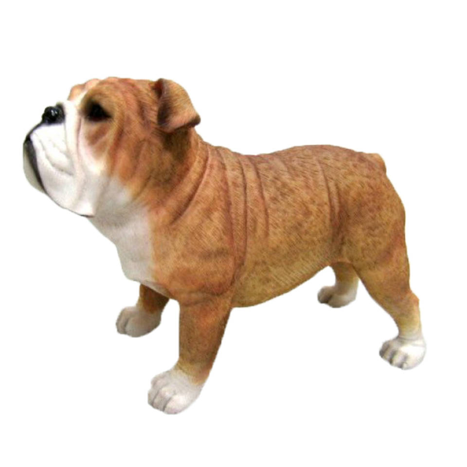 Dierenbeelden Engelse bulldog hond - Decoratie beeldje 15 cm