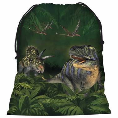 Dinsaurus - gymbag - 42 cm - groen