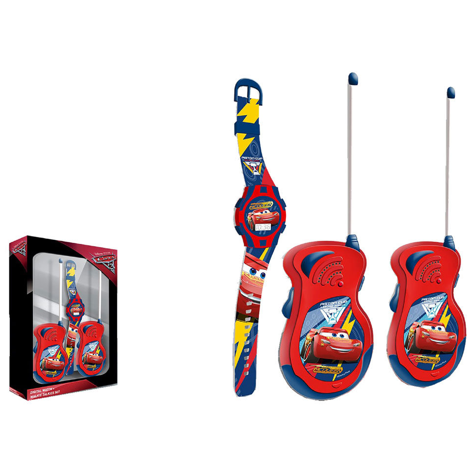 Disney Cars 3 walkie talkies en horloge