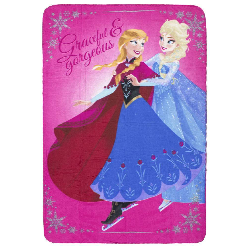 Disney Frozen Fleece plaid Rose Graceful 100x140cm