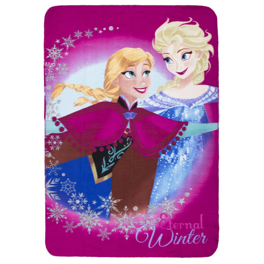 Disney Frozen Fleece plaid Rose Winter 100x140cm