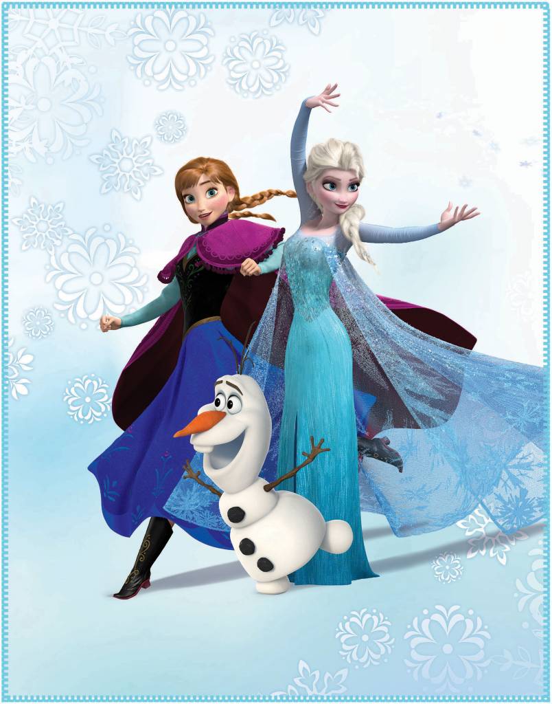 Disney Frozen Plaid Enjoy 110x140cm 100% Polyester