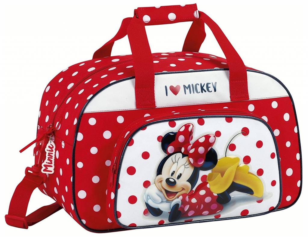 Disney Minnie Mouse Sporttas I love Mickey 40cm