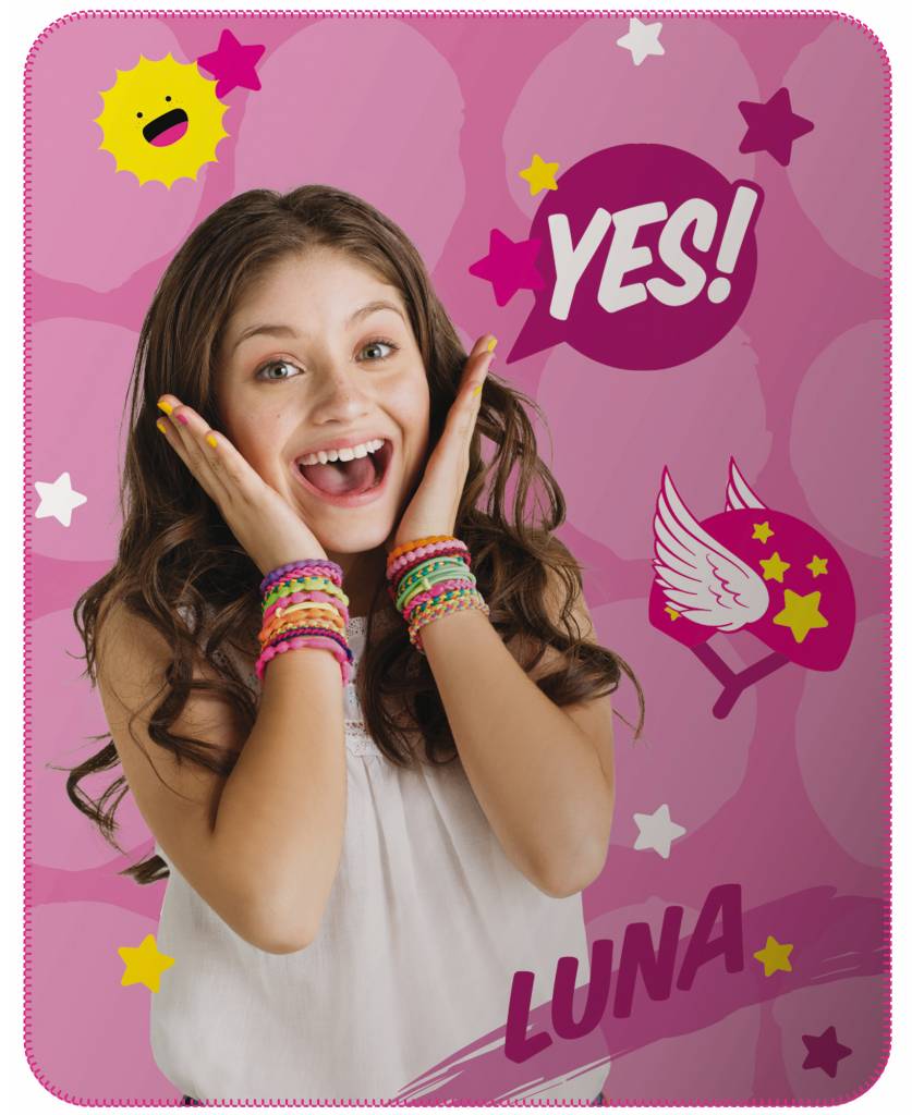 Disney Soy Luna Plaid Cool 110x140cm Polyester