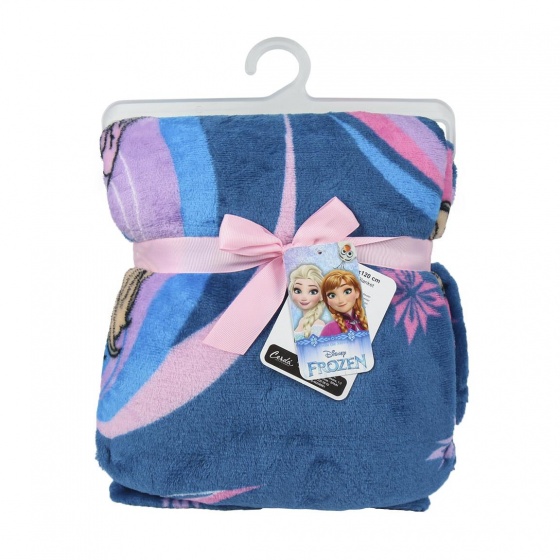 Disney fleece deken Frozen 120 x 160 cm blauw