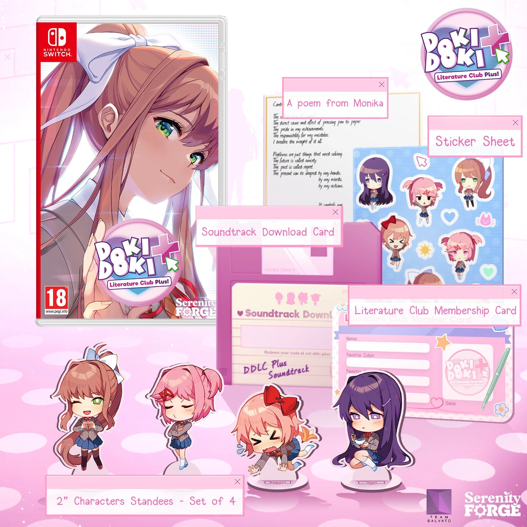 Doki Doki Literature Club Plus! Premium Physical Edition