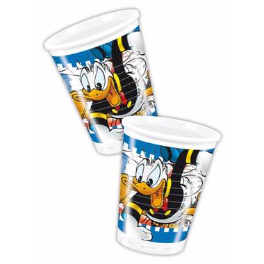 Donald duck bekers 200ml 8 stuks