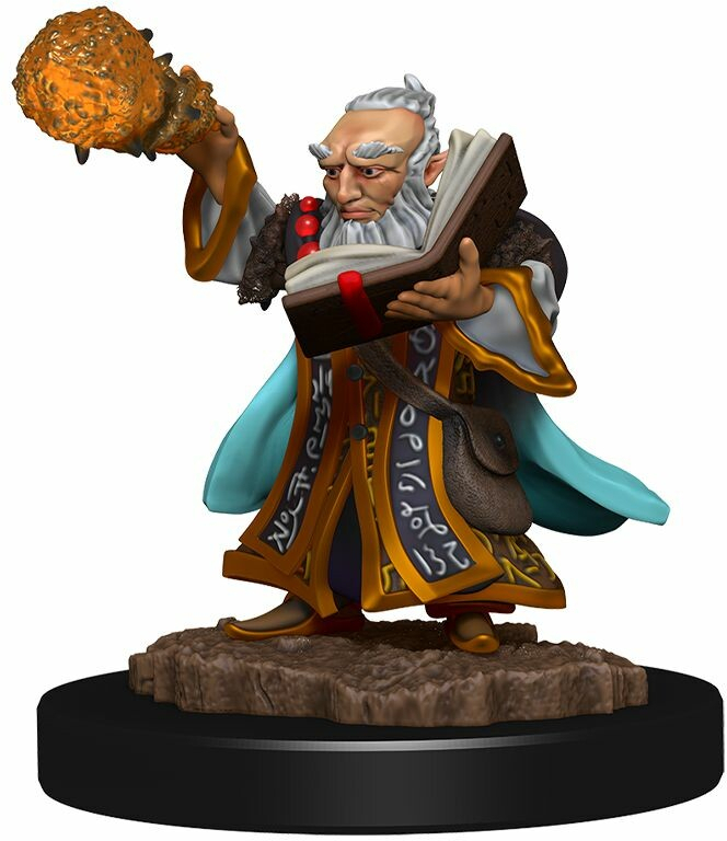 Dungeons & Dragons Icons of the Realms - Gnome Male Wizard Premium Figure