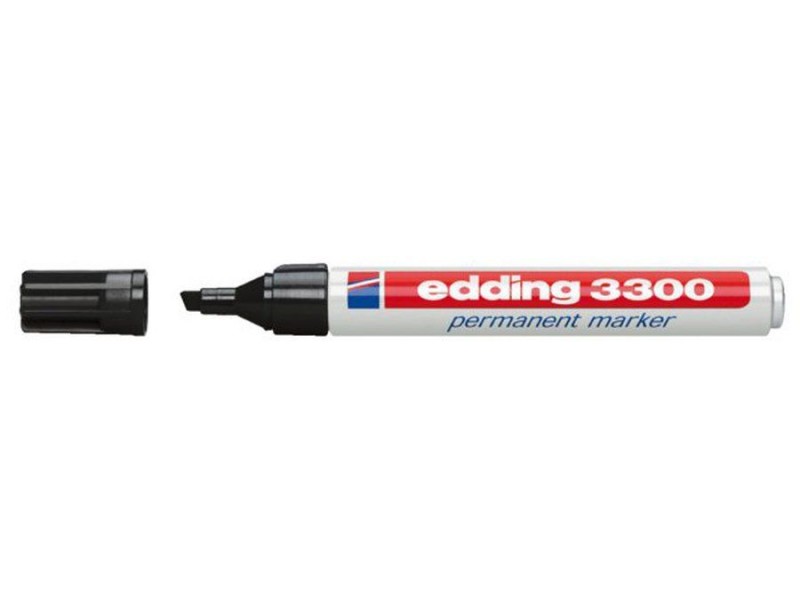 Edding 3300 Zwart 1-5mm Blok