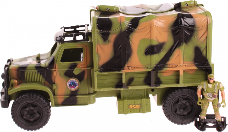 Eddy Toys speelset Military Series vrachtwagen 32 cm groen