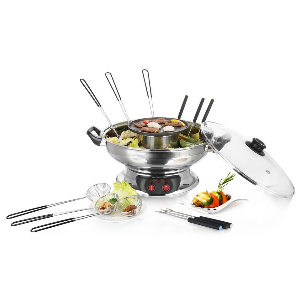 Emerio Asian fondue en grillset HPS-121313 - 6 personen