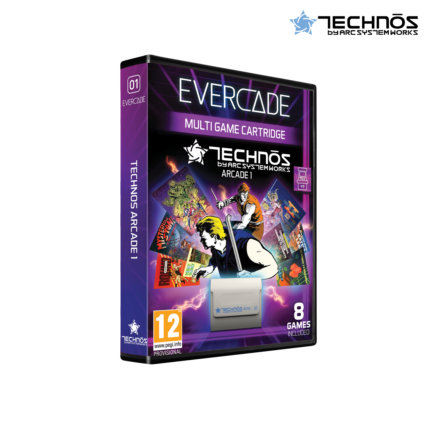 Evercade Technos Arcade Cartridge 1