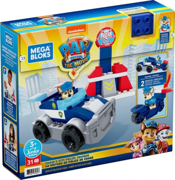 Fisher Price Mega Bloks Paw Patrol police cruiser