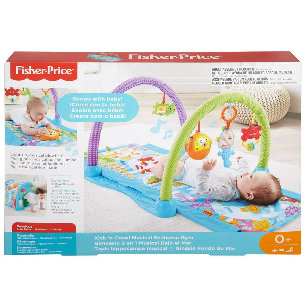 Fisher-Price zeepaarden opvouwbare activiteiten gym