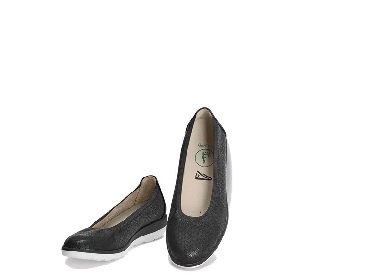 Footflexx Dames ballerina\s 39, Zwart