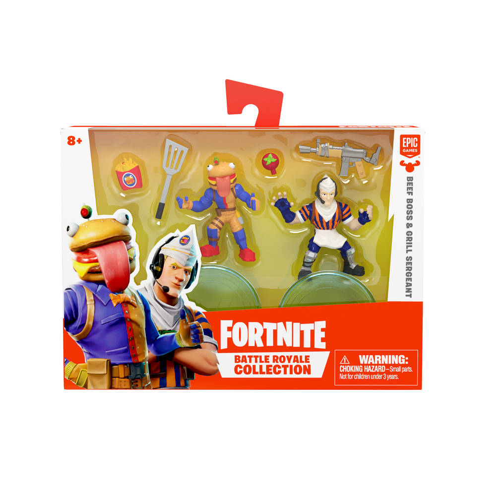 Fortnite Battle Royale Collection serie 3 figurenset Beef Boss + Grill Sergeant