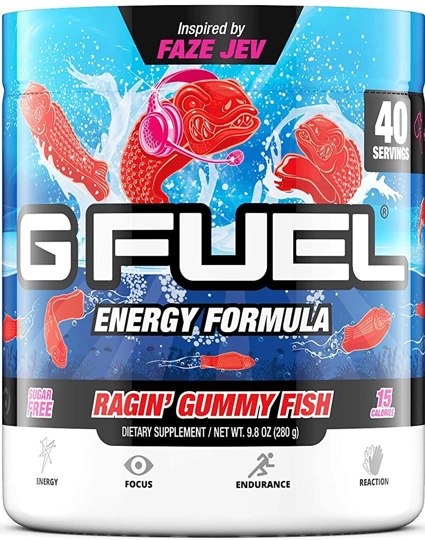 GFuel Energy Formula - Ragin\ Gummy Fish Tub