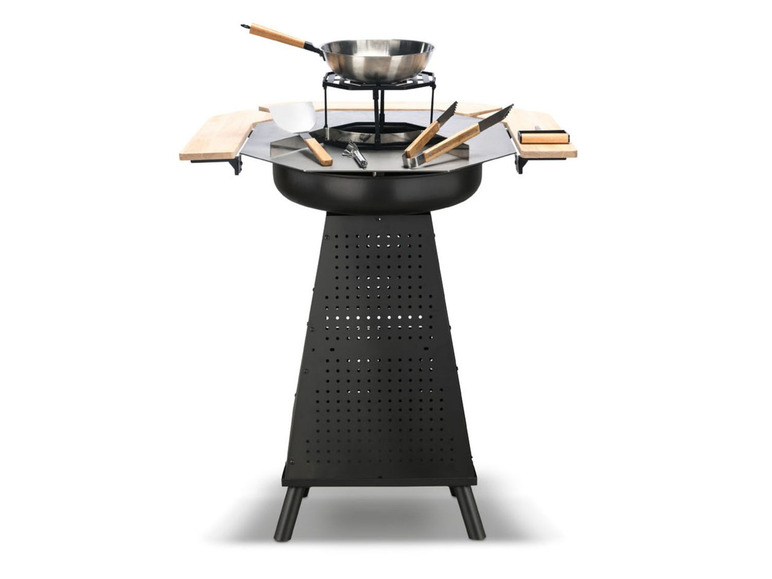 GRILLMEISTER 2-in-1: vuurkorf en barbecue