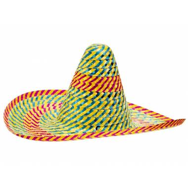 Gekleurde sombrero 50 cm