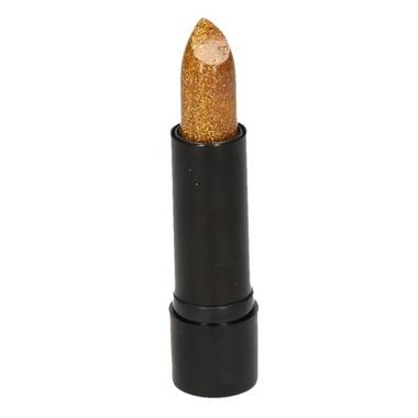 Glitter lippenstift goud