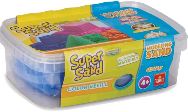 Goliath Super Sand speelzand blauw 450 gram