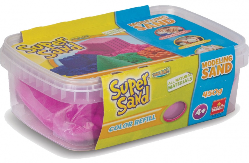 Goliath Super Sand speelzand roze 450 gram