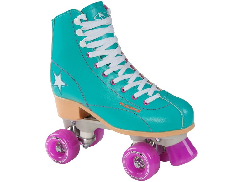 HUDORA Rolschaatsen Roller Disco 38, Groen/lila