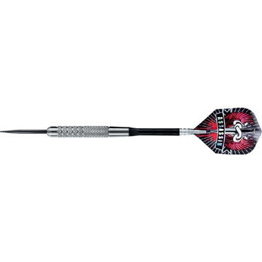 Harrows steeltip assassin dartpijlen - 23 gr - grijs/wit